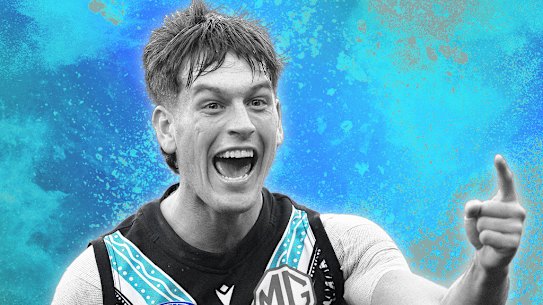 Port Adelaide star Zak Butters.