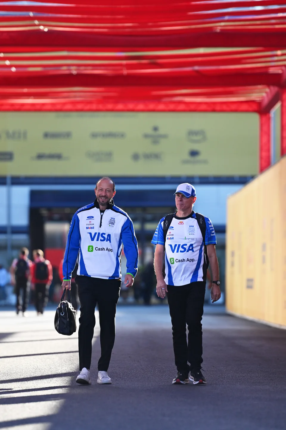 Peter Bayer, CEO of Visa Cash App Racing, Alan Permane, Team Principal