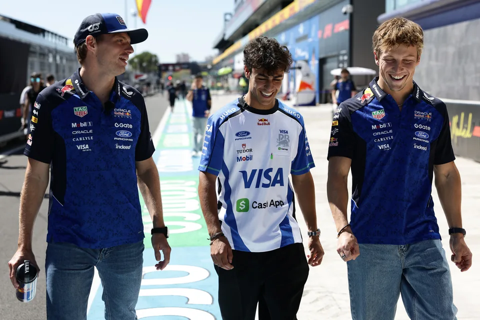 Max Verstappen, Arvid Lindblad, Liam Lawson