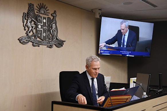 ICAC Presiding Commissioner and and one-time feared rugby back-rower, Fabian Gleeson, SC.