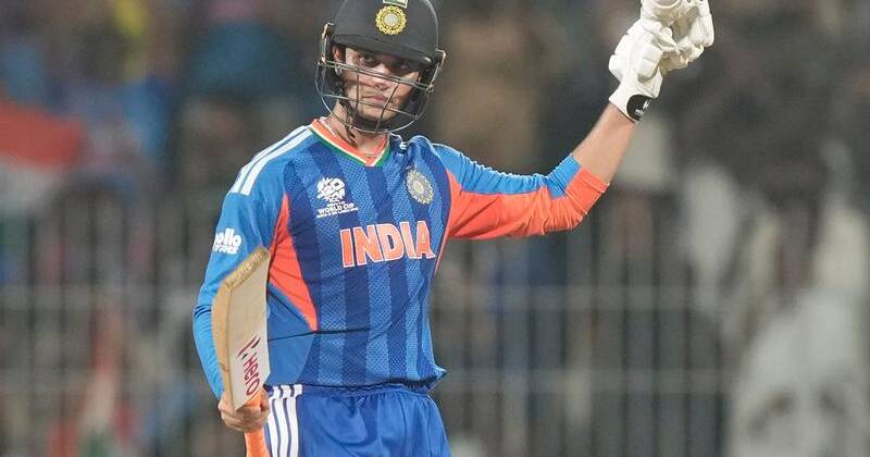 India's T20 star Abhishek Sharma has played a match-winning hand against Afghanistan in New Delhi. Photo: AP PHOTO