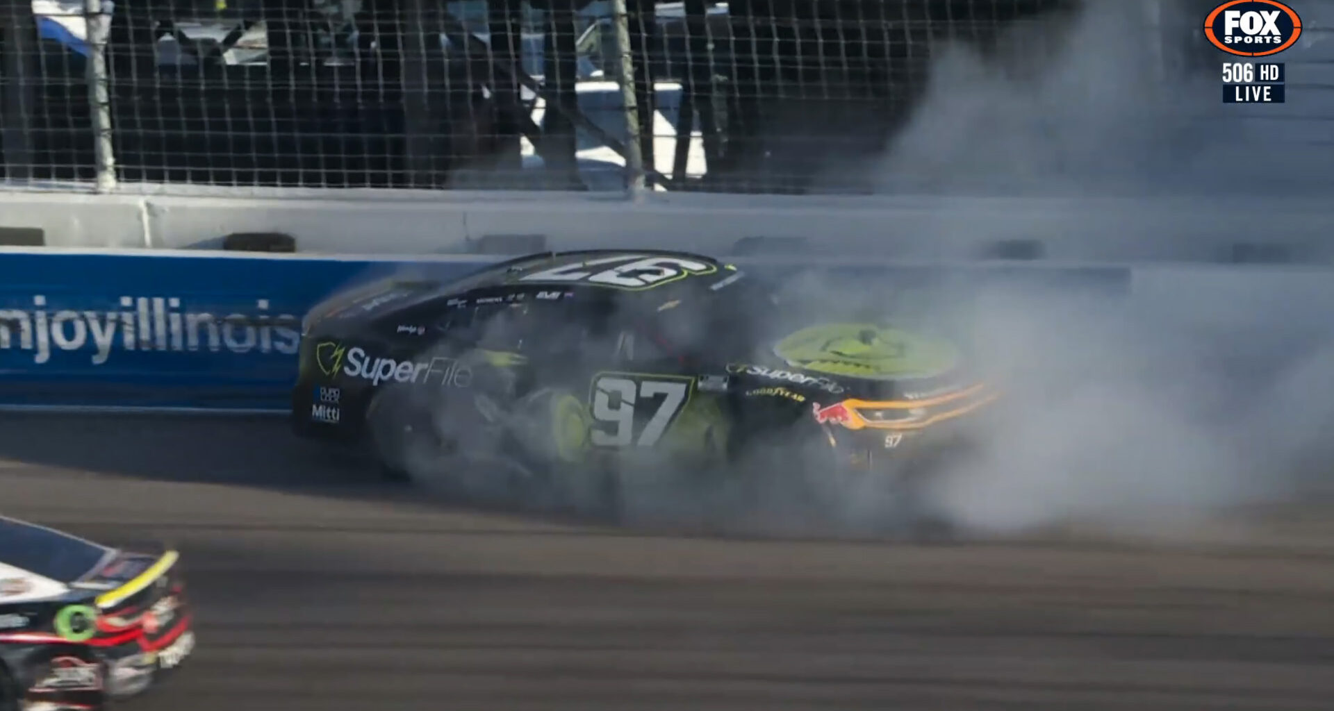 NASCAR news: Crash robs Shane van Gisbergen of top 10 finish at Gateway