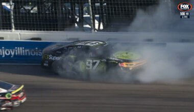 NASCAR news: Crash robs Shane van Gisbergen of top 10 finish at Gateway