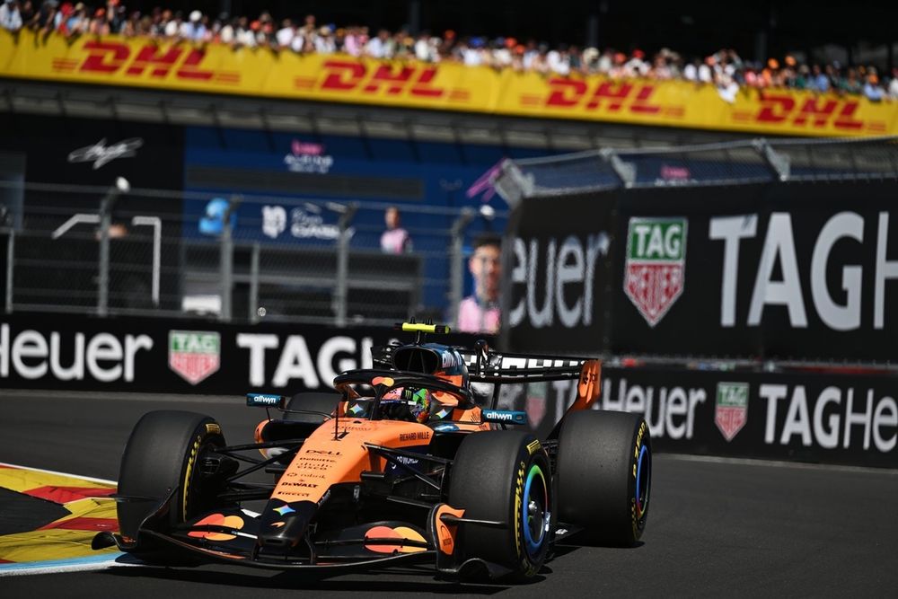 Lando Norris suggested changes that would aid overtaking