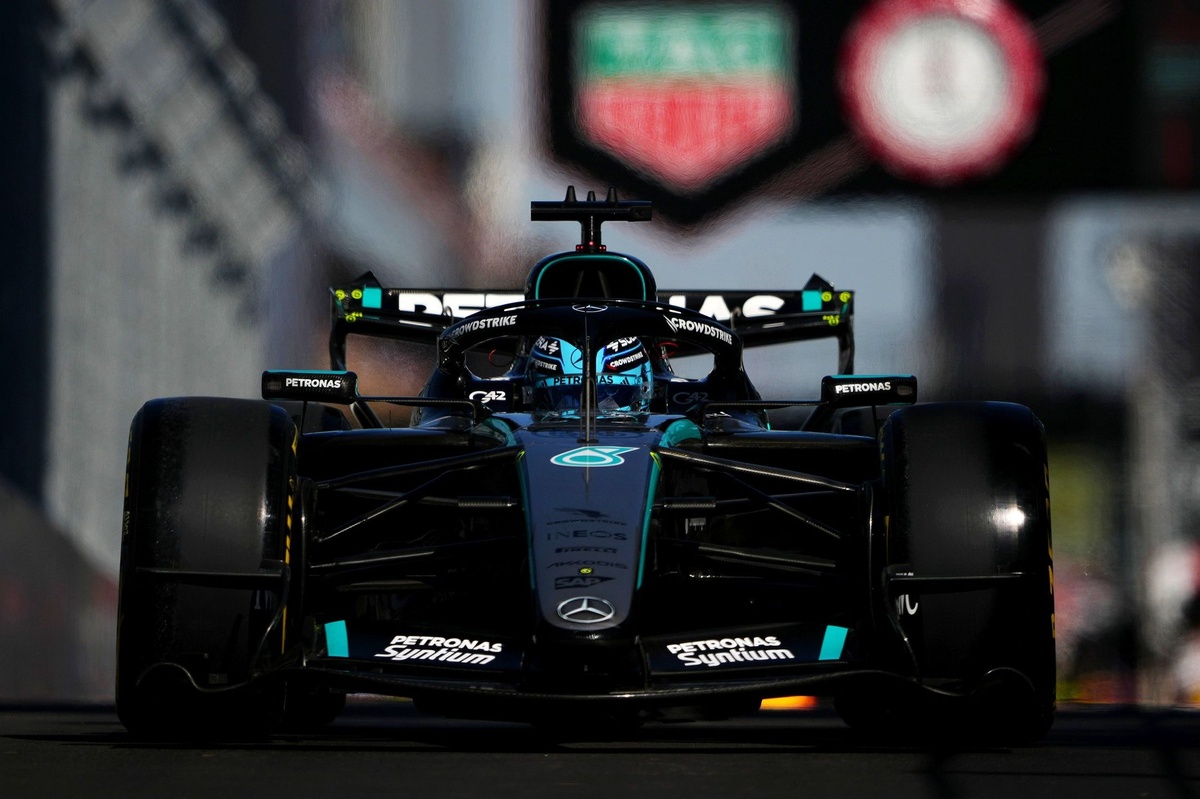 Mercedes explains George Russell’s two-stop strategy in F1 Spanish GP