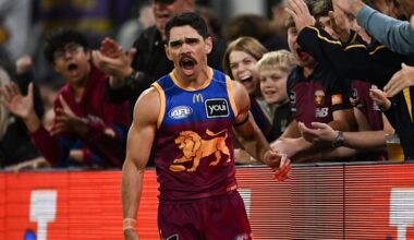 Brisbane Lions: How Charlie Cameron went from NRL hopeful to AFL champion, as Logan Morris re-signs