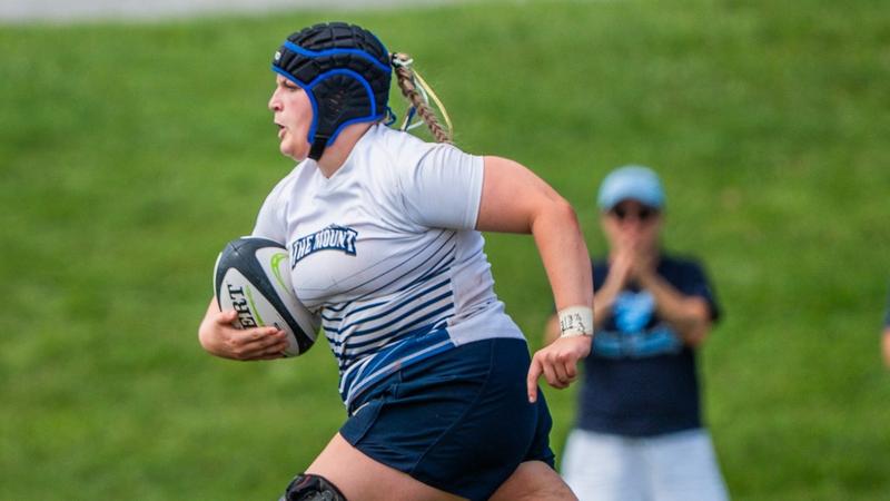 Denlinger Leads Comeback Effort, But Women’s Rugby Falls to LaSalle