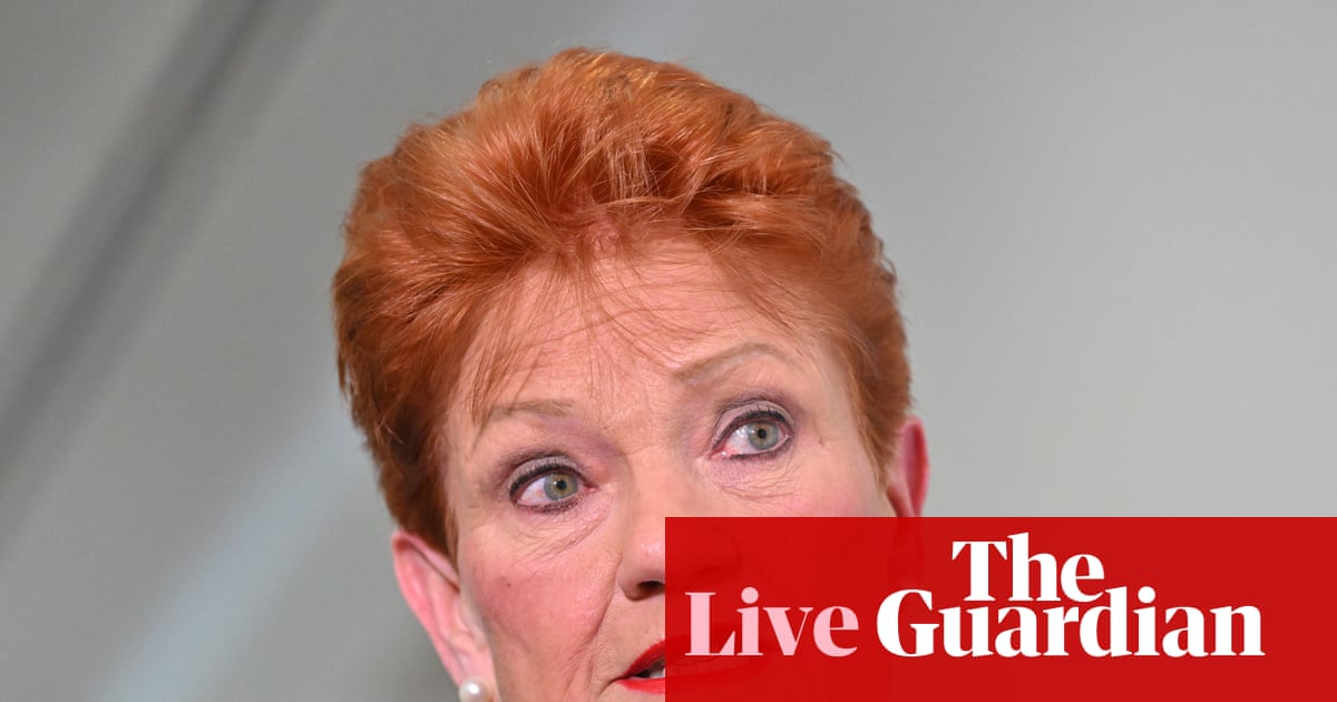 Australia news live: PM says One Nation’s migration policy would be ‘diabolical’; Taylor claims Chalmers ‘in denial’ over economy as he spruiks double tax cut policy | Australian politics
