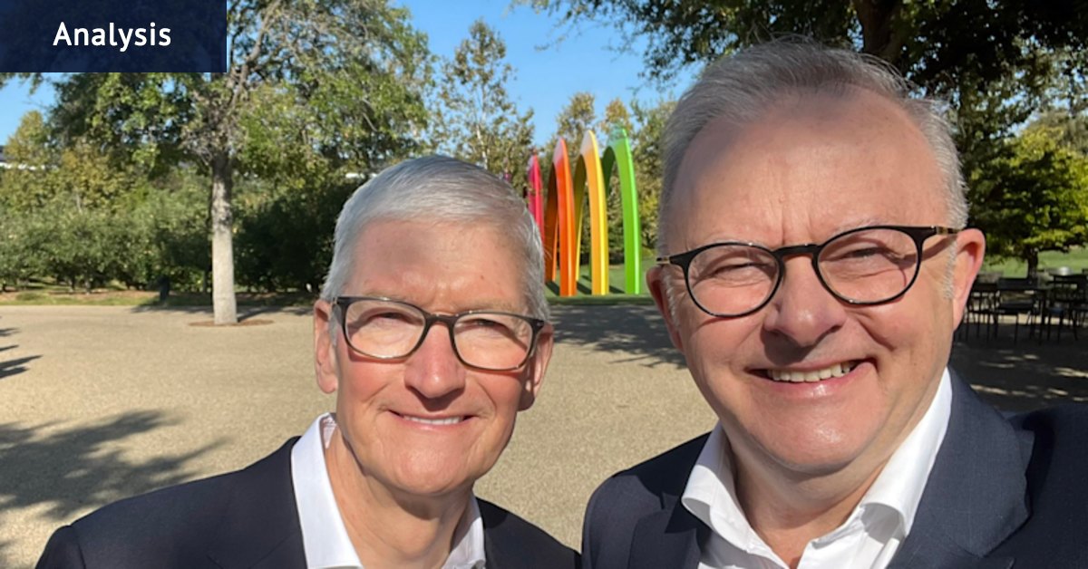 Anthony Albanese and Tim Cook: Inside the prime minister’s meeting at Apple Park to discuss child safety and social media