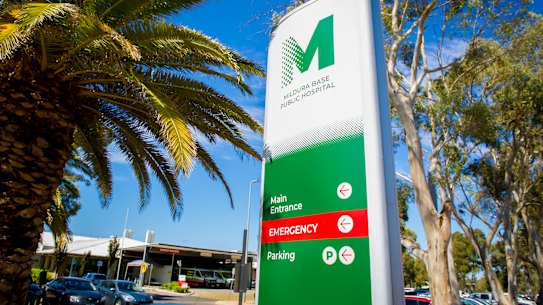 Mildura Base Public Hospital still relies on a paper-based system that doctors say needs to be upgraded.