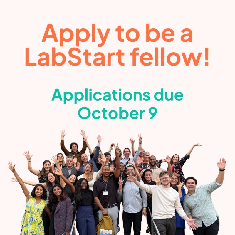 Apply for the LabStart Fellowship 2027: Get Up to $125,000 to Launch a Climate Tech Startup