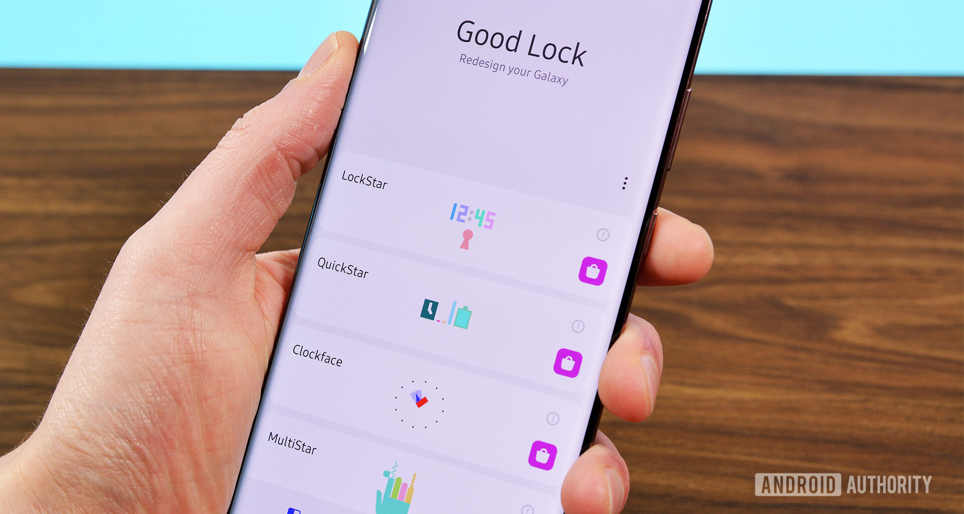 Samsung Good Lock 2021 Menu