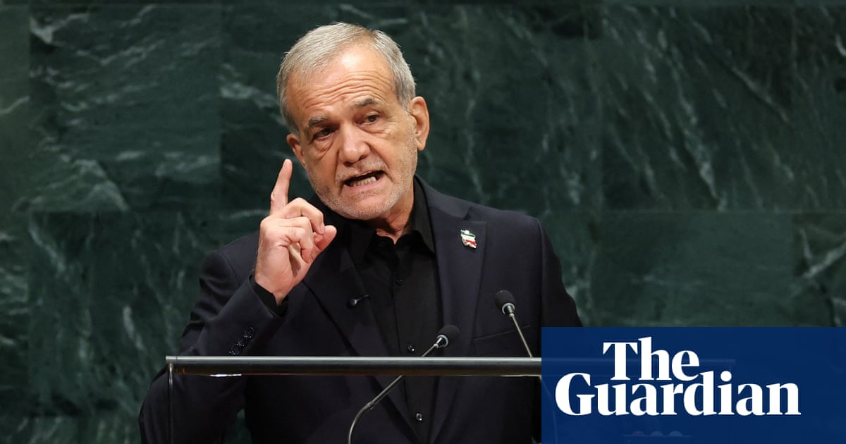 Iran’s president hits out at ‘bully’ Trump in UN speech but signals willingness to talk | Iran
