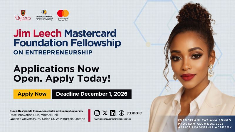 Mastercard Foundation Fellowship 2027 for Africans