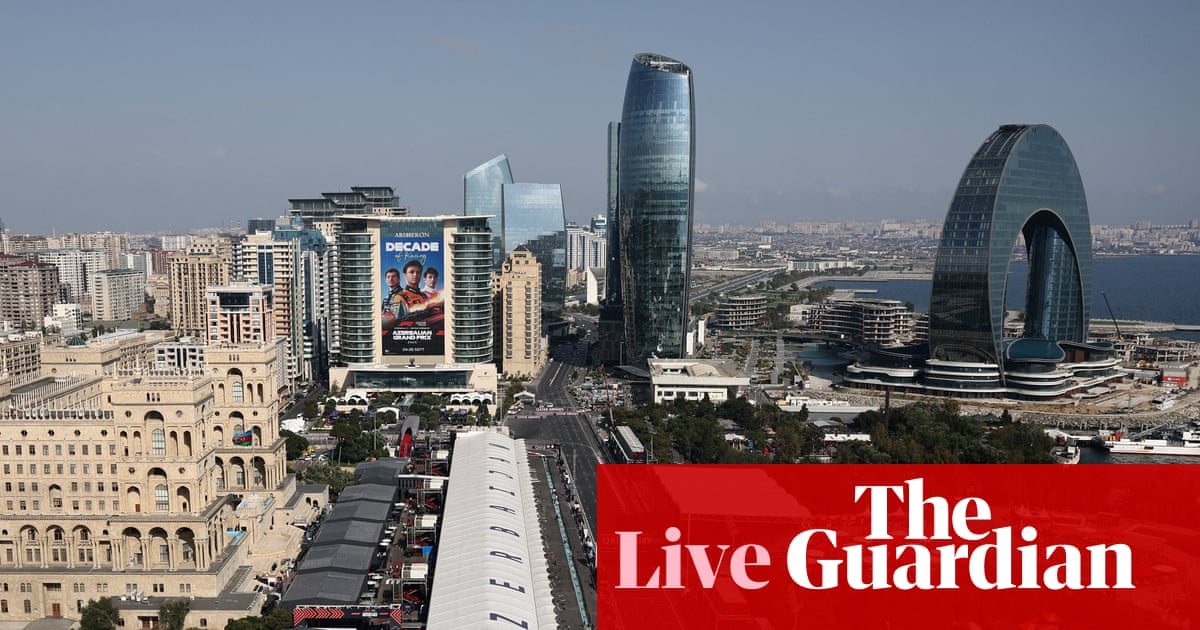 Azerbaijan Grand Prix: Formula One qualifying – live updates | Formula One 2026