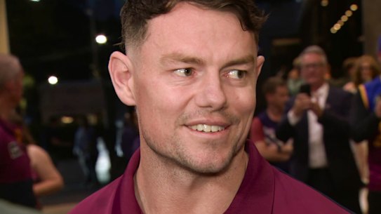 Lachie Neale spoke to the media on Thursday night after having his one-match ban overturned on appeal.