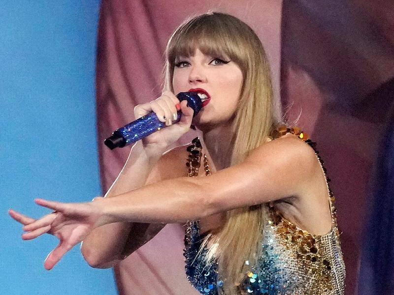 In its first week, Taylor Swift's Showgirl album set a sales record for the modern music era. Photo: AP PHOTO