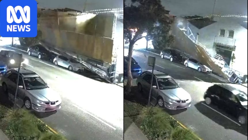 Scaffolding at Sydney building site falls onto cars month after wall collapse
