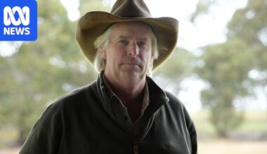 Farmers across WA's south tentatively welcome 'very, very wet 24 hours' after dry winter