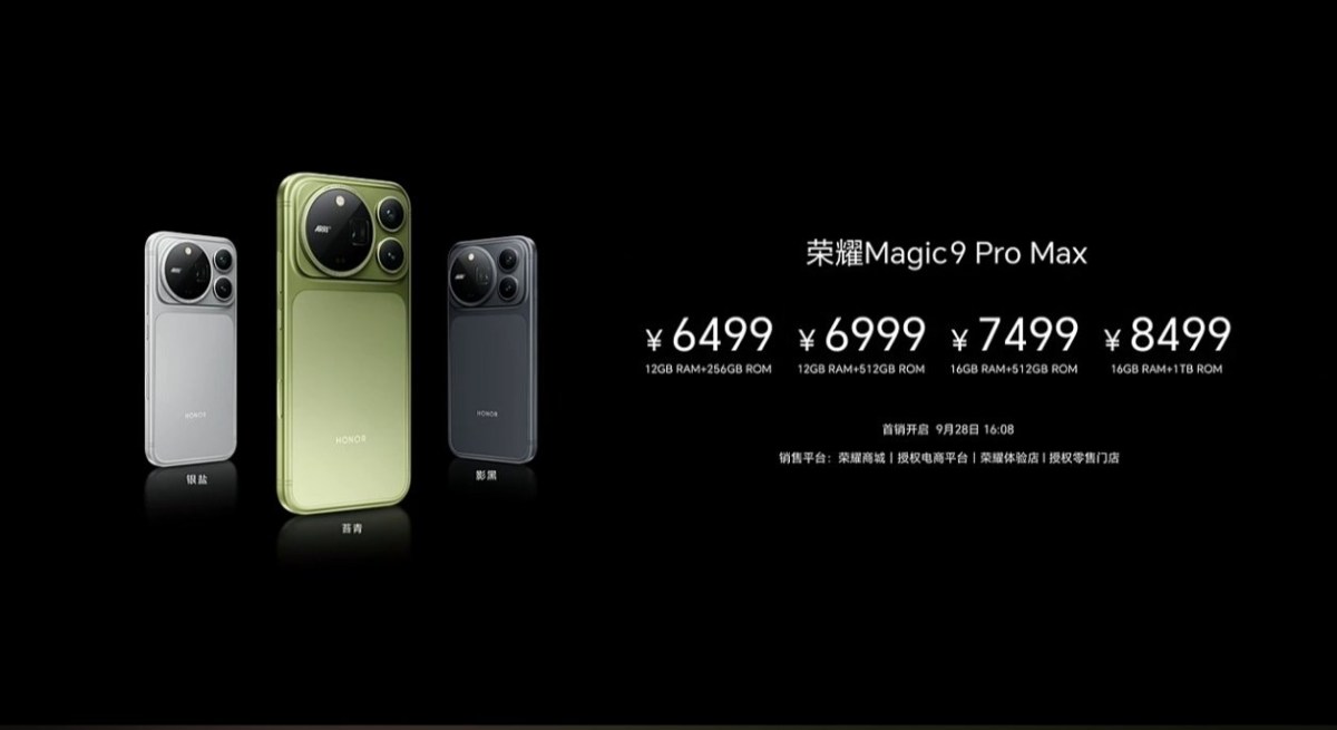 Honor Magic9 Pro Max arrives with 200MP main cam, ARRI camera tuning and SD 8 Elite Gen 6 Extreme chip