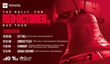 Red October ahead with Bus Tour and NL Wild Card series on NBC10 – NBC10 Philadelphia