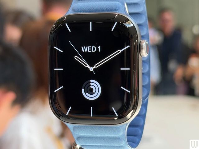 Image may contain: Wristwatch, Arm, Body Part, and Person