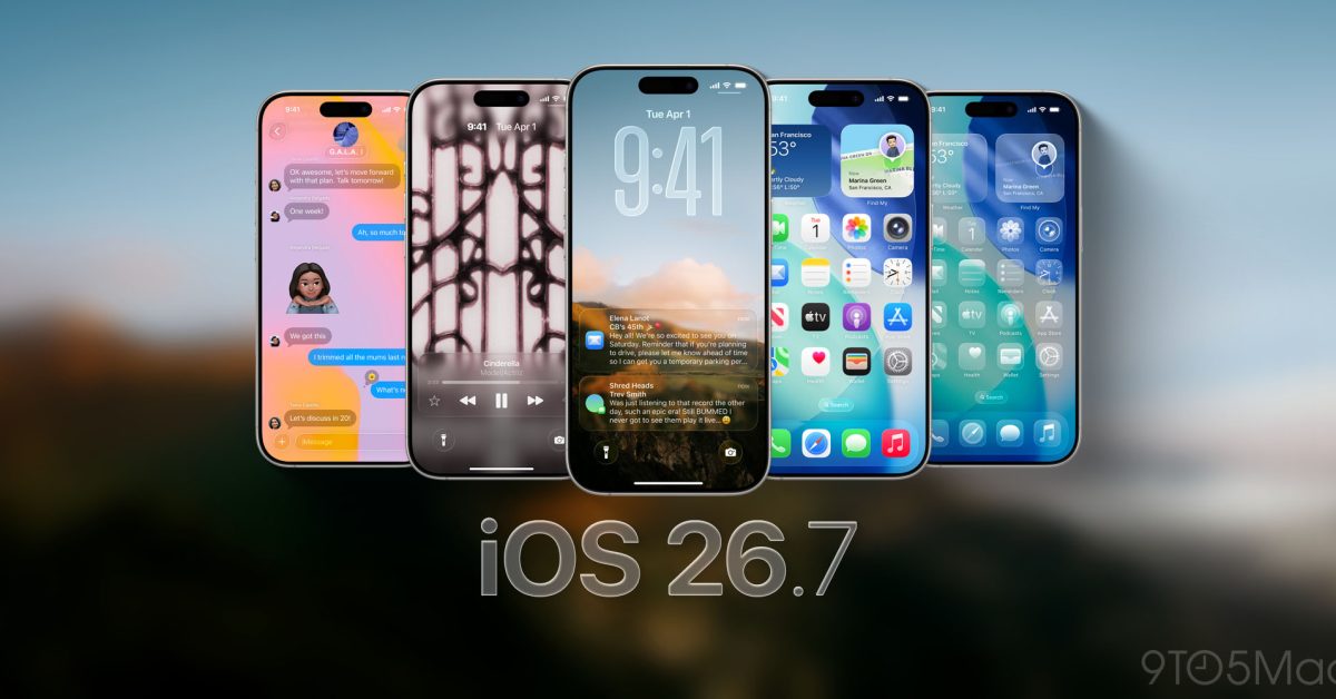 iOS 26.7.1 available now for iPhone with security fixes