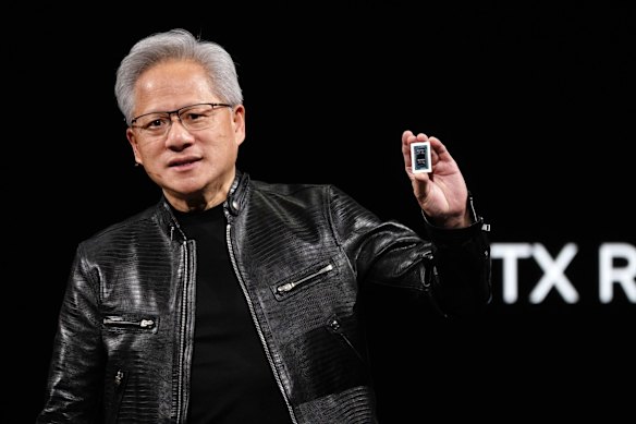 Nvidia chief executive Jensen Huang has argued it’s up to AI companies to ensure their models are safe for release.