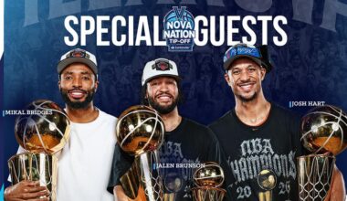 Nova Knicks to Appear at Nova Nation Tip-Off
