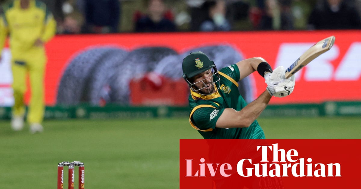 South Africa v Australia: third men’s one-day international – live | Australia cricket team