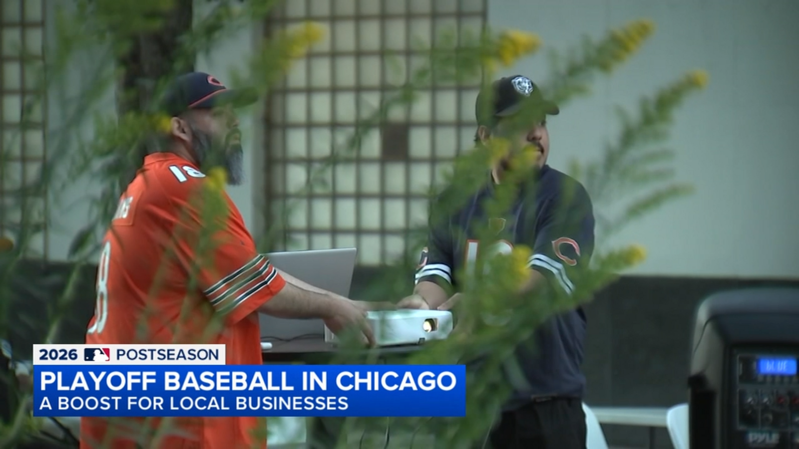 Local businesses and fans gear up for MLB playoffs ahead of Chicago Cubs games against Padres, White Sox games against Astros