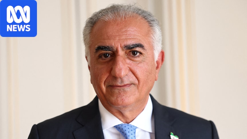 Exiled Iranian prince accepts invitation to visit but Coalition says there is no endorsement