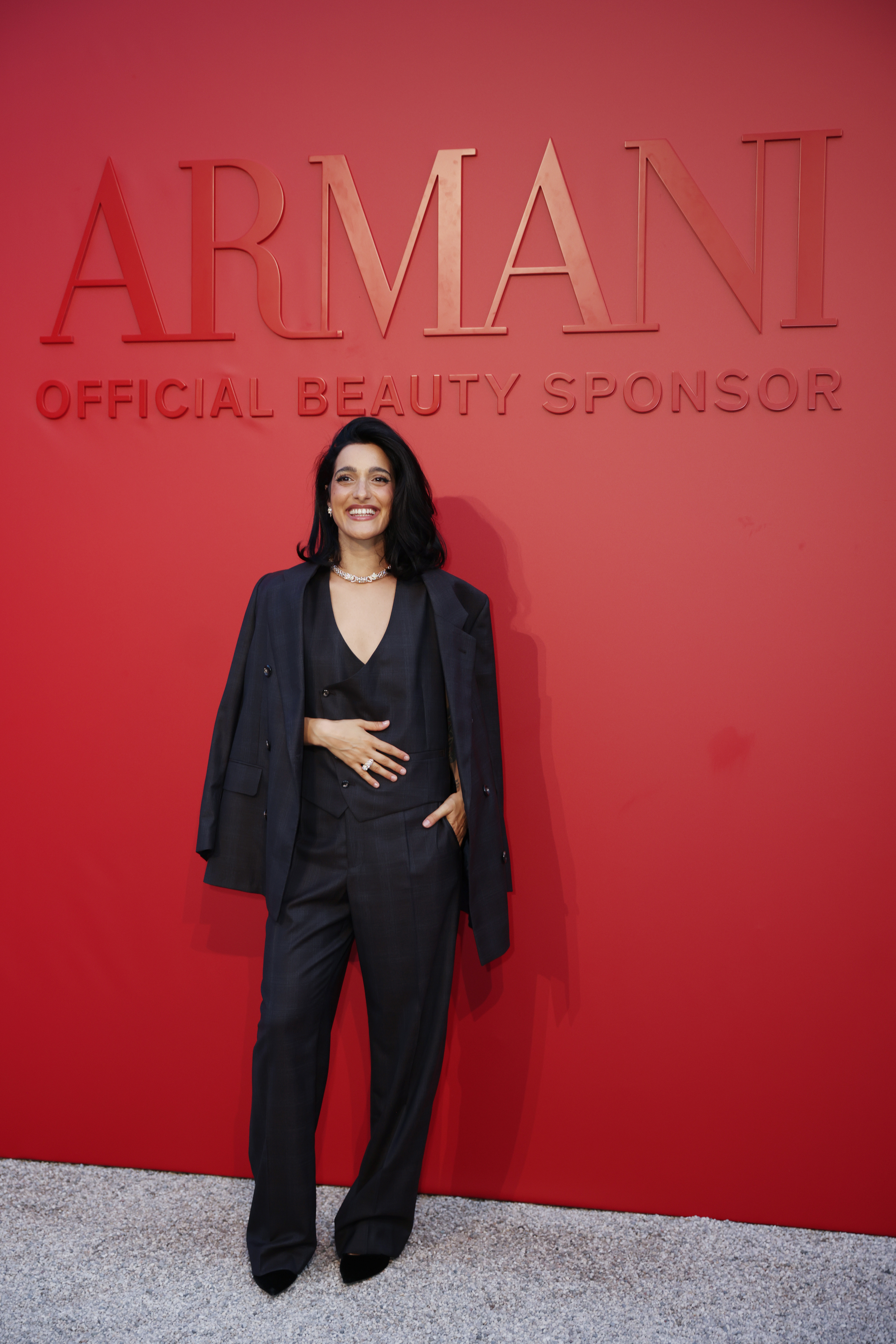 Levante attends the 2026 Armani Beauty Dinner during the 83rd Venice International Film Festival.