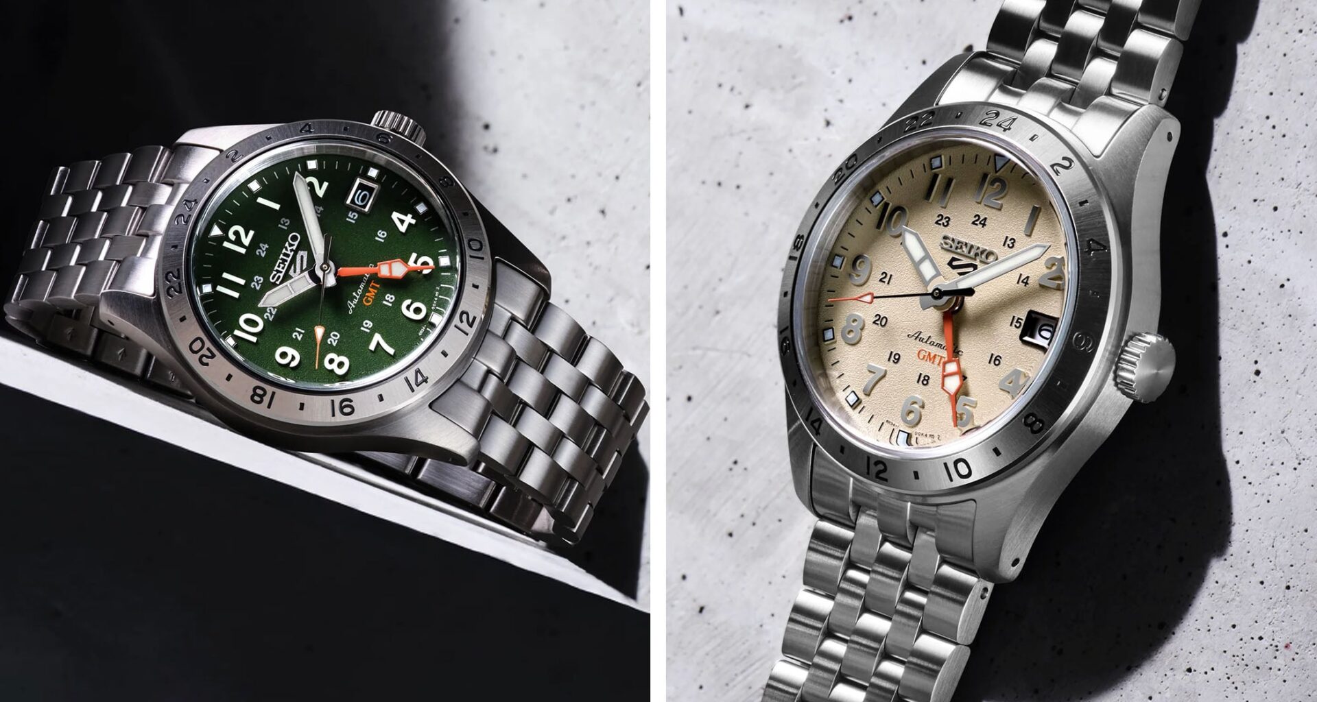 Introducing: New, Earthy Colourways for the Seiko 5 Sports Field GMT Series