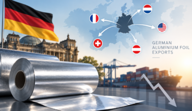 German aluminium foil exports fall 2.8% in H1 2026 despite higher volume supplied to France: How will H2 unfold?