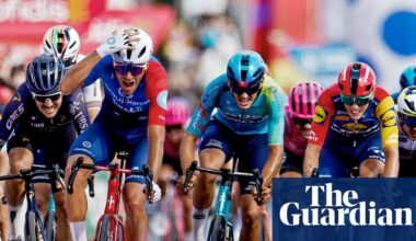 Vuelta a España: tearful Tronchon claims surprise stage victory in chaotic finish | Vuelta a España