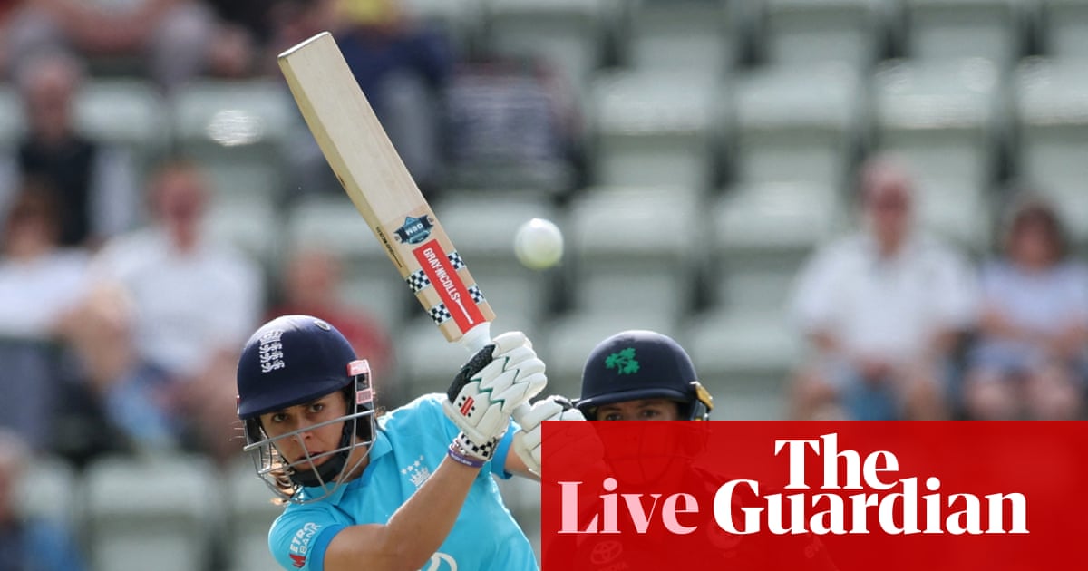England v Ireland: third women’s cricket one-day international – live | Cricket
