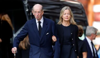Lady Helen Taylor supports her father, the Duke of Kent, as he pays tribute to the Duchess of Kent in a moving memorial concert
