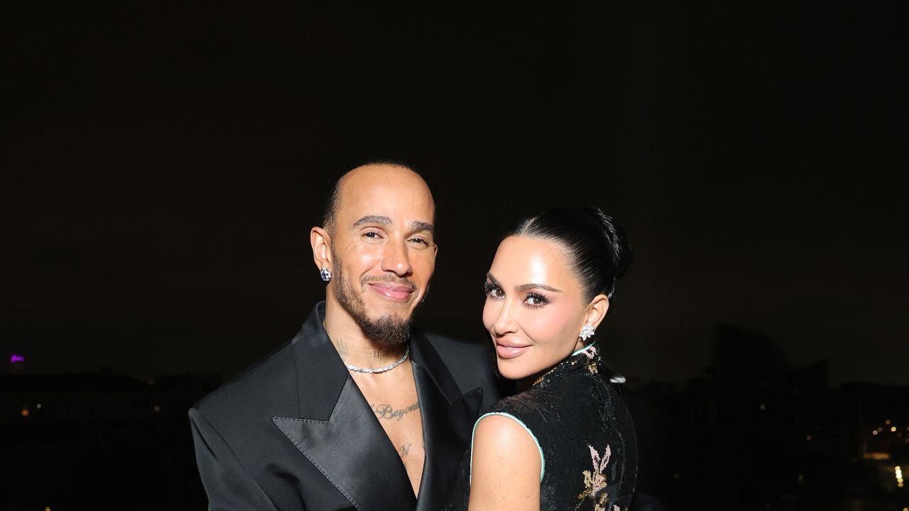Kim Kardashian and Lewis Hamilton Have Found Their Loved-up Couple Style Rhythm