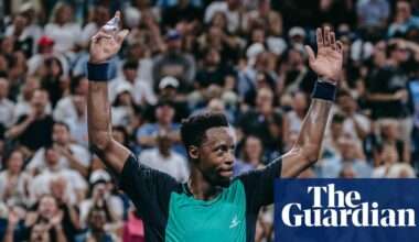 Gaël Monfils takes final grand slam bow after US Open defeat to Learner Tien | US Open Tennis 2026