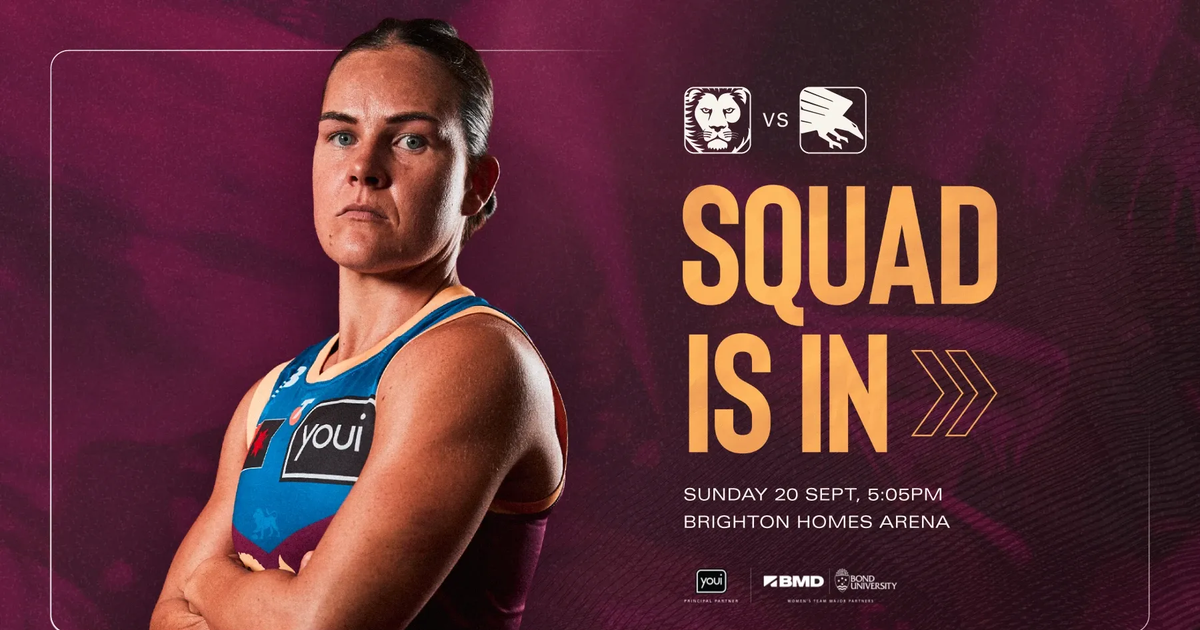 AFLW Squad Announcement: Lions name squad ahead of home match against Adelaide