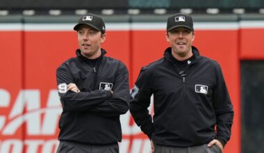 Identical twin brothers team up to umpire their first MLB doubleheader