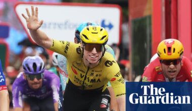 Vuelta a España: Matthew ⁠Brennan rounds off famous five with sprint success | Vuelta a España
