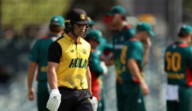 WA suffer 10-wicket One-Day Cup loss to Tasmania at the WACA Ground
