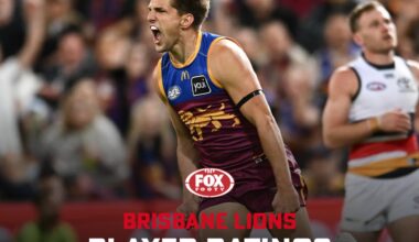 AFL Finals 2026: Brisbane Lions player ratings from Second Semi Final vs Adelaide analysis, stats, best and worst players