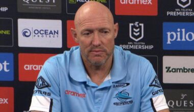 NRL 2026: Cronulla Sharks coach Craig Fitzgibbon slams the Bunker after Melbourne Storm scores controversial tries, Cameron McInnes