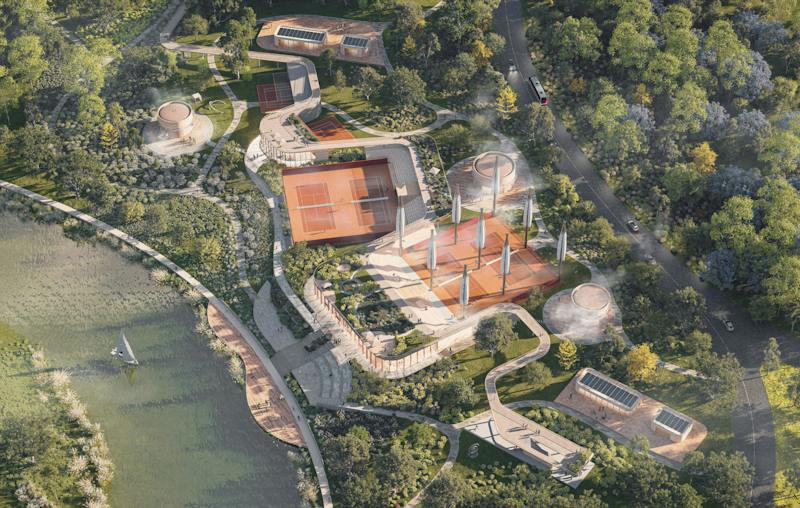 Penn design students win national competition for ‘climate-resilient’ tennis court proposal