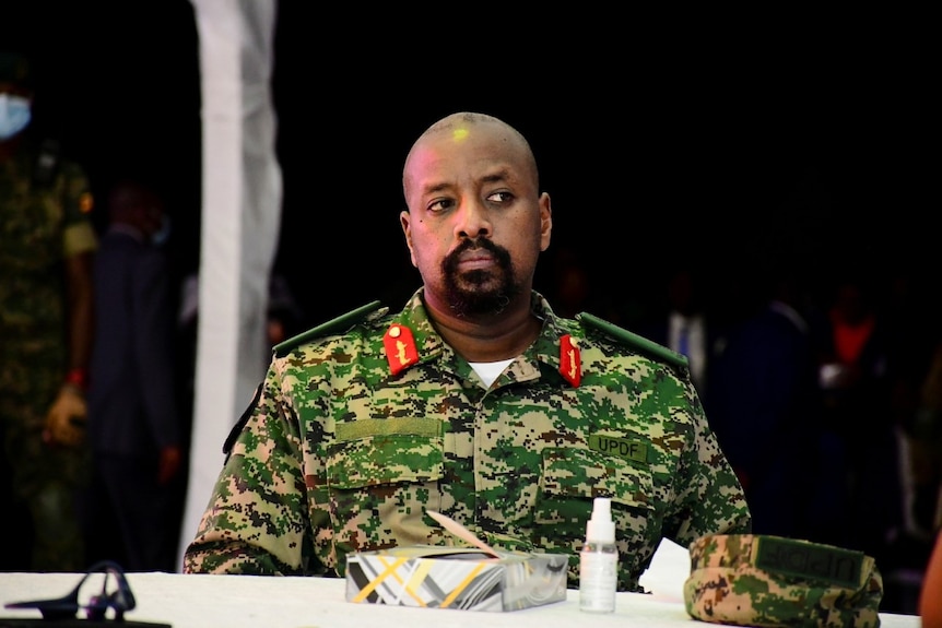 A man in military uniform.