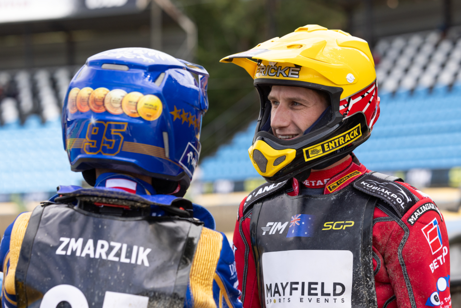 Aussie ace Max Fricke hopes to go head-to-head with Bartosz Zmarzlik at Gillman. PHOTO: Marcin Karczewski