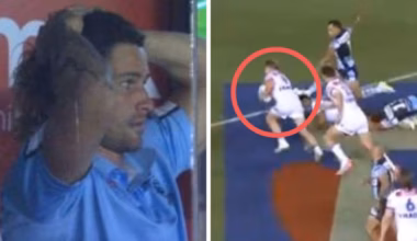 Incredible last gasp try stuns. Image: Kayo